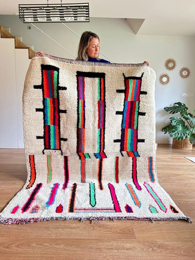 Zaira_Alfombra etnica neon _008 Alfombra etnica neon