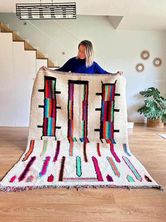 Zaira_Alfombra etnica neon _009 Alfombra etnica neon