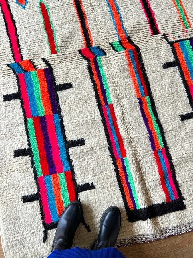 Zaira_Alfombra etnica neon _012 Alfombra etnica neon