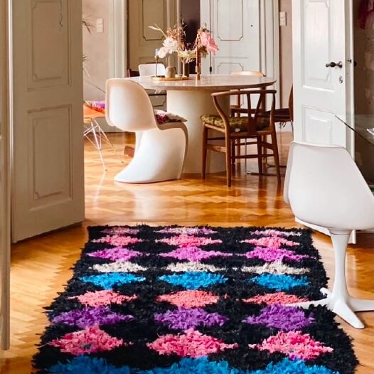 Tipos de alfombra bereber_alfombra Boucherouite