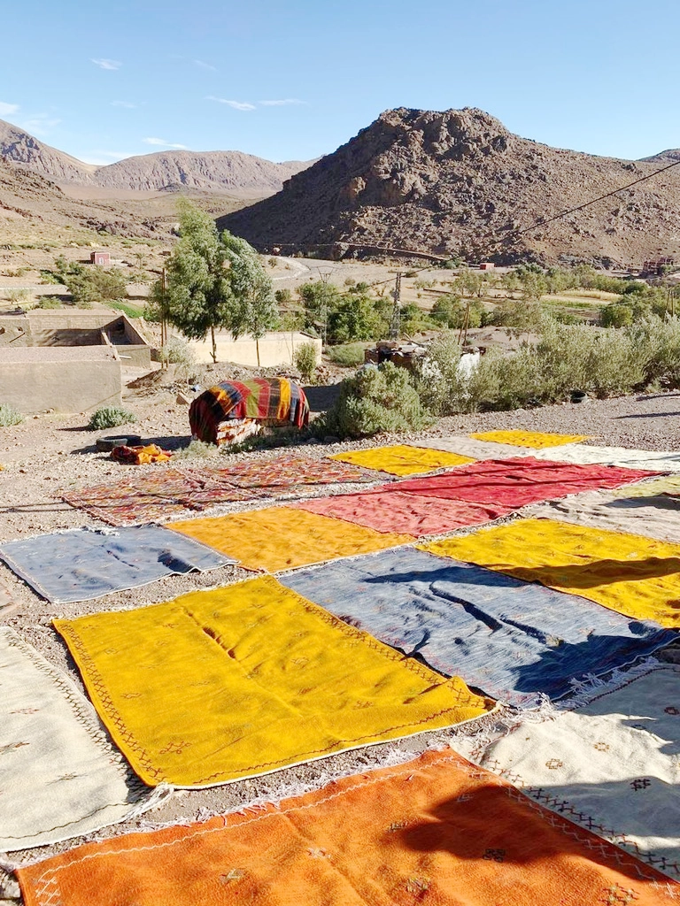 Alfombras marroquies hechas a mano en Marruecos