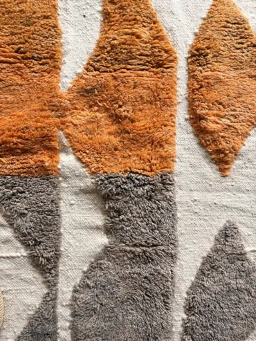 Mountain_Alfombra bereber relieve colores mostaza