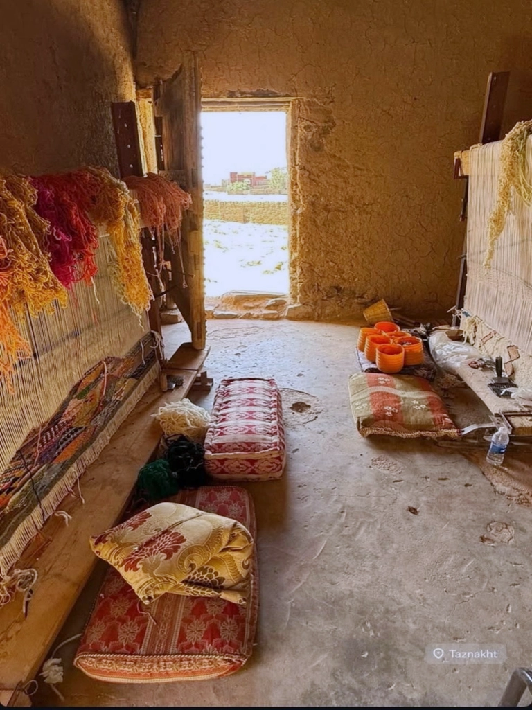 Taller de alfombras marroquies hechas a mano