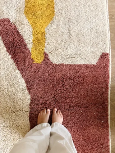 Alfombra bereber lana moderna
