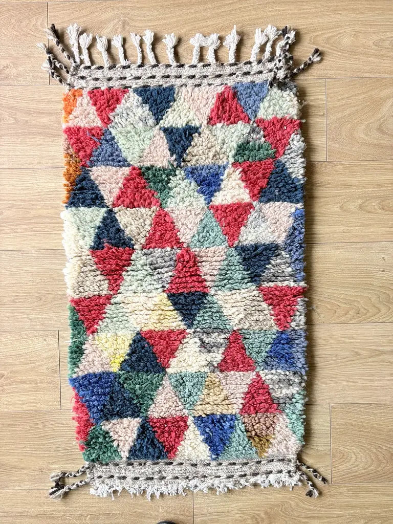 Mini arlequin_Alfombra infantil rombos colores_001 Alfombra infantil rombos colores