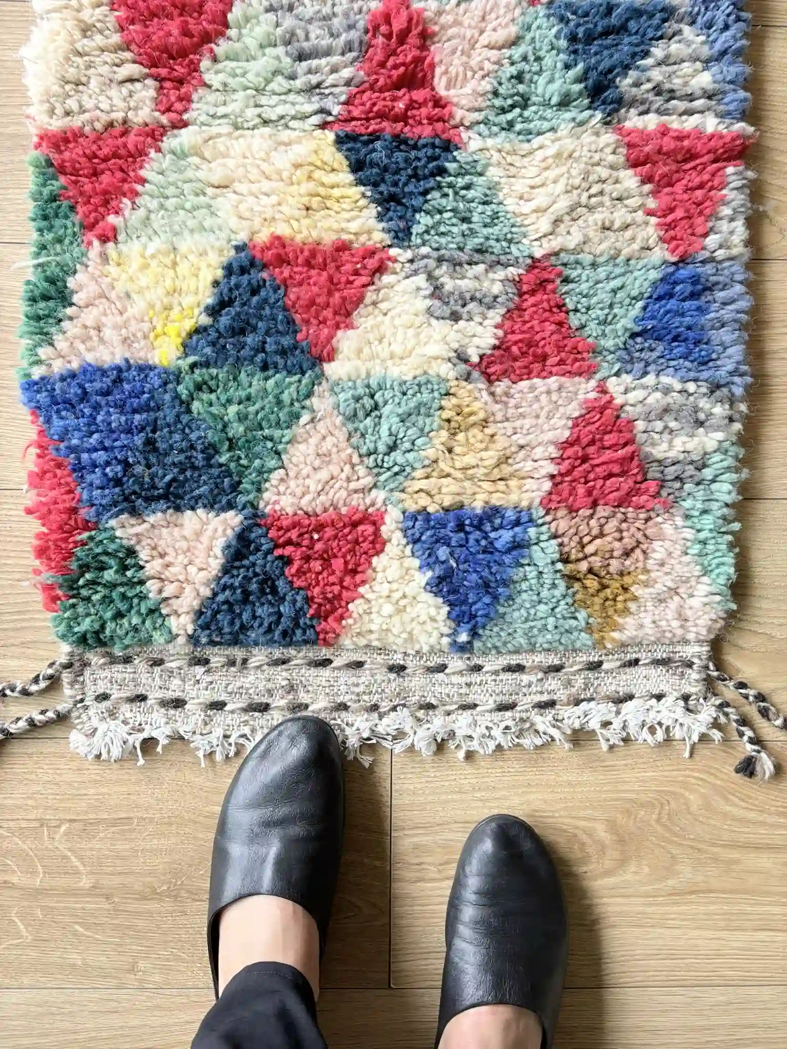 Mini arlequin_Alfombra infantil rombos colores_004 Alfombra infantil rombos colores