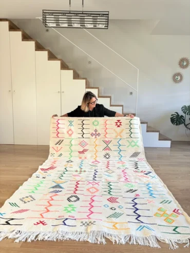 Alfombra colores vivos kilim