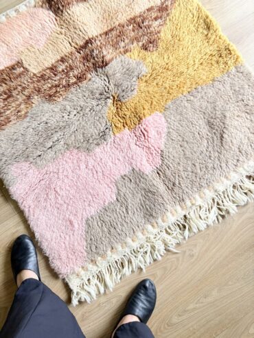 alfombra tonos tierra pequeña