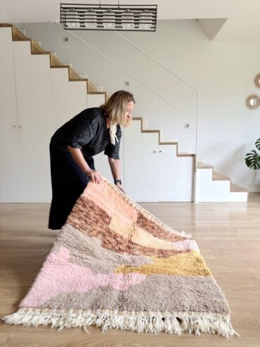 alfombra tonos tierra pequeña