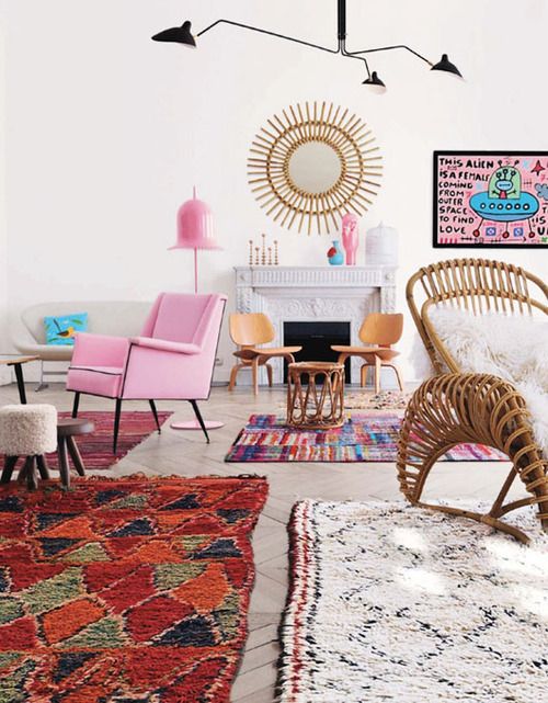 Boho chic room