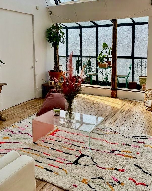 Alfombra bereber de colores