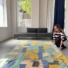 Alfombra boujaad azul
