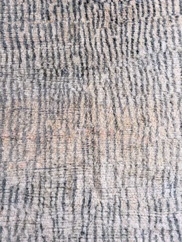 Alfombra vintage lineas azul