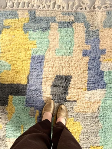 alfombra boujaad azul