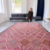 Kilim marroquí rombos vintage