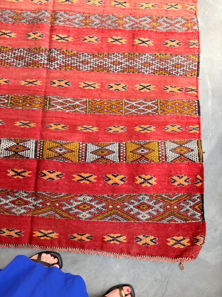 Alfombra kilim étnico vintage motivos geométricos4 Alfombra kilim étnico vintage motivos geométricos