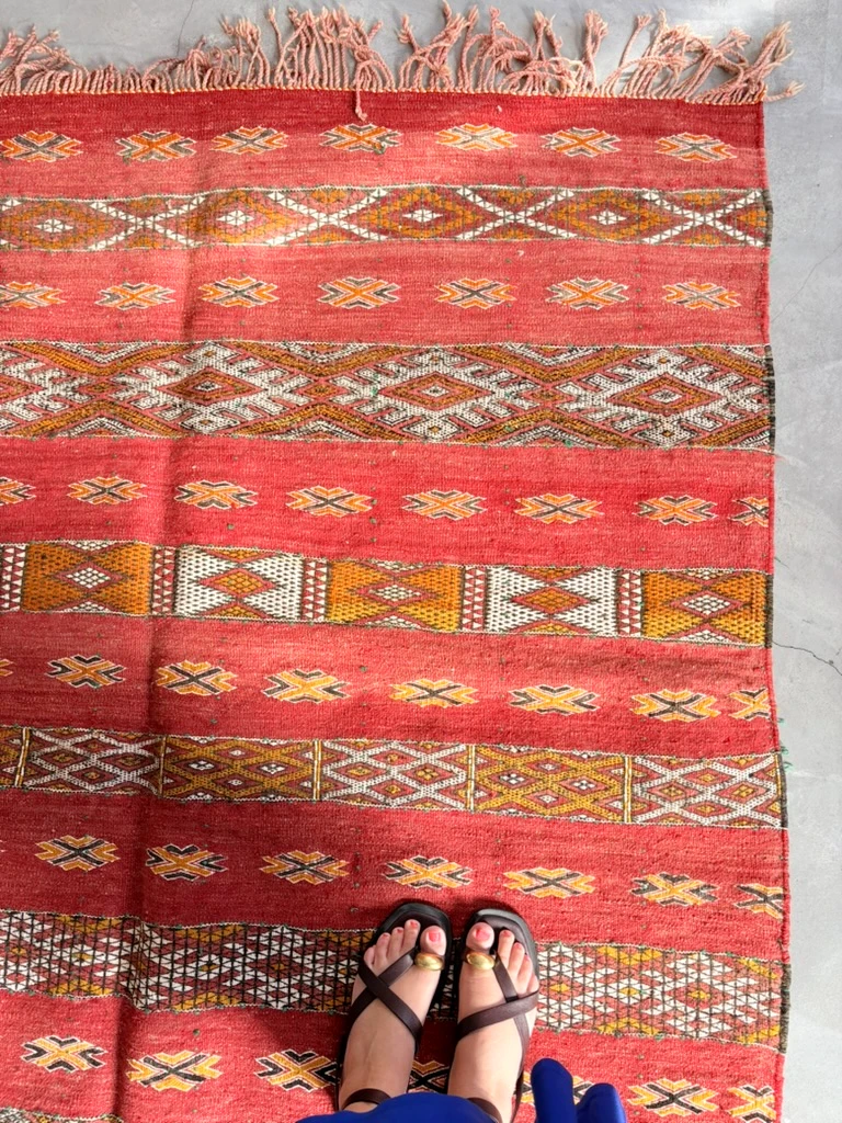 Alfombra kilim étnico vintage motivos geométricos7 Alfombra kilim étnico vintage motivos geométricos