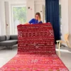Alfombra kilim motivos bereberes