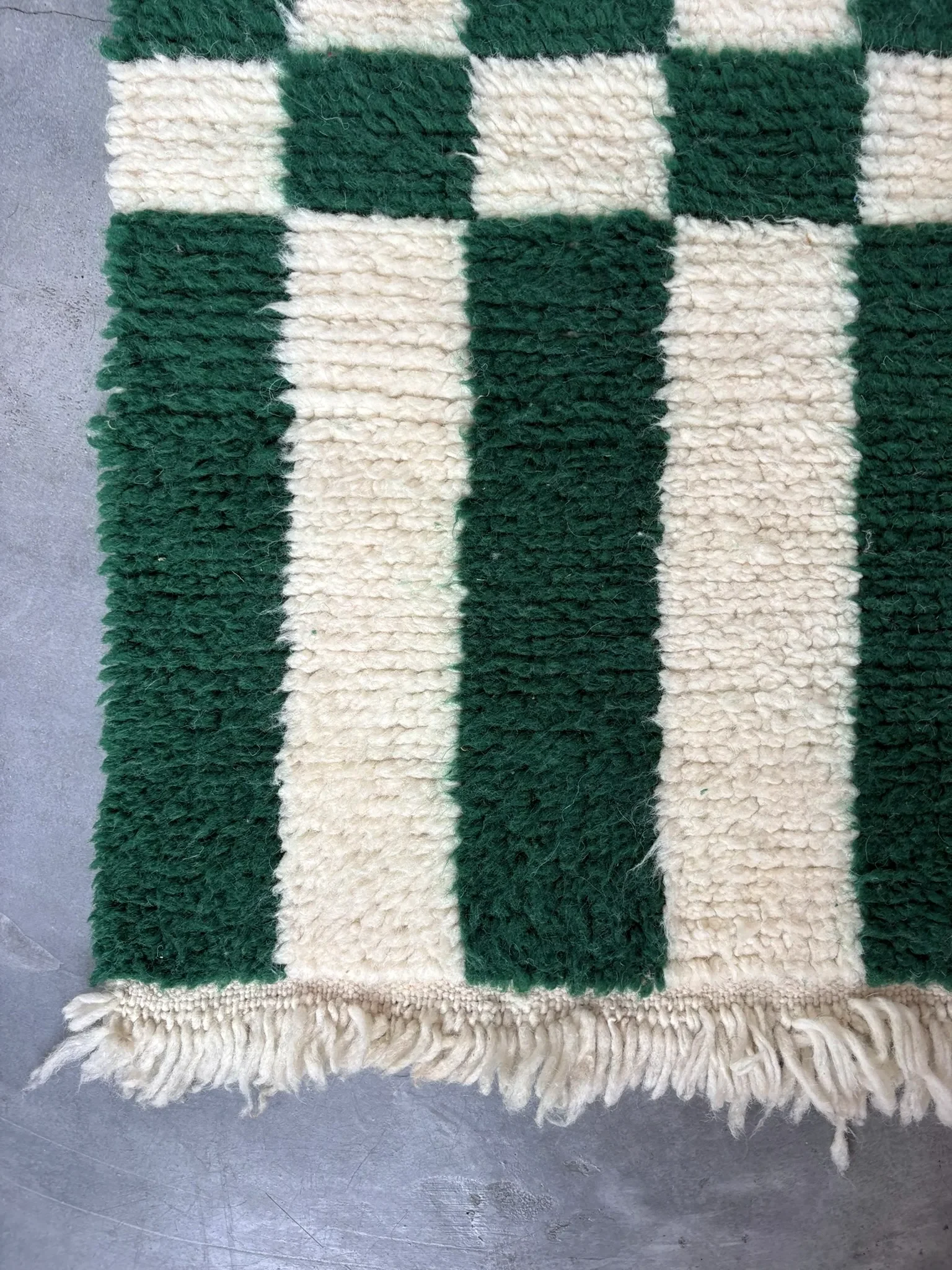 Alfombra verde diseño ajedrez_005 Alfombra verde diseño ajedrez