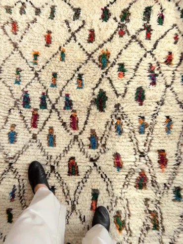 alfombra Azilal vintage rombos colores
