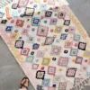 alfombra boucherouite infantil en colores pastel