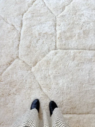 alfombra mrirt rombos natural