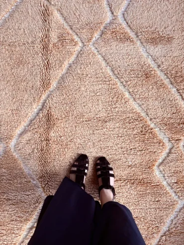 alfombra Beni Ouarain terracota