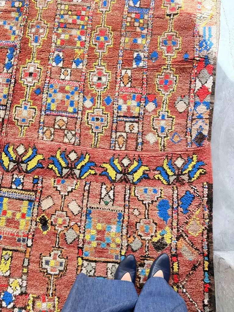 alfombra-marroquí-antigua-colores_006 alfombra marroquí antigua de colores